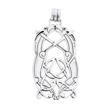 Proud art with rich history ~ Viking Borre Animal Sterling Silver Pendant Jewelry TPD1142 - Jewelry